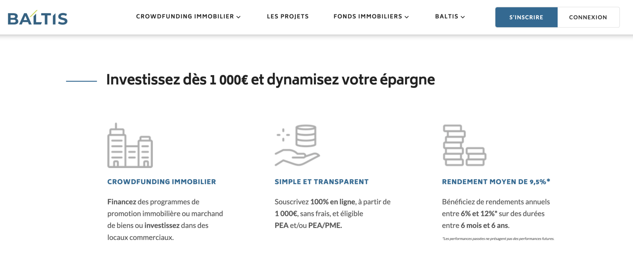 Top 7 - Baltis Capital Capture d'écran du site Baltis Capital