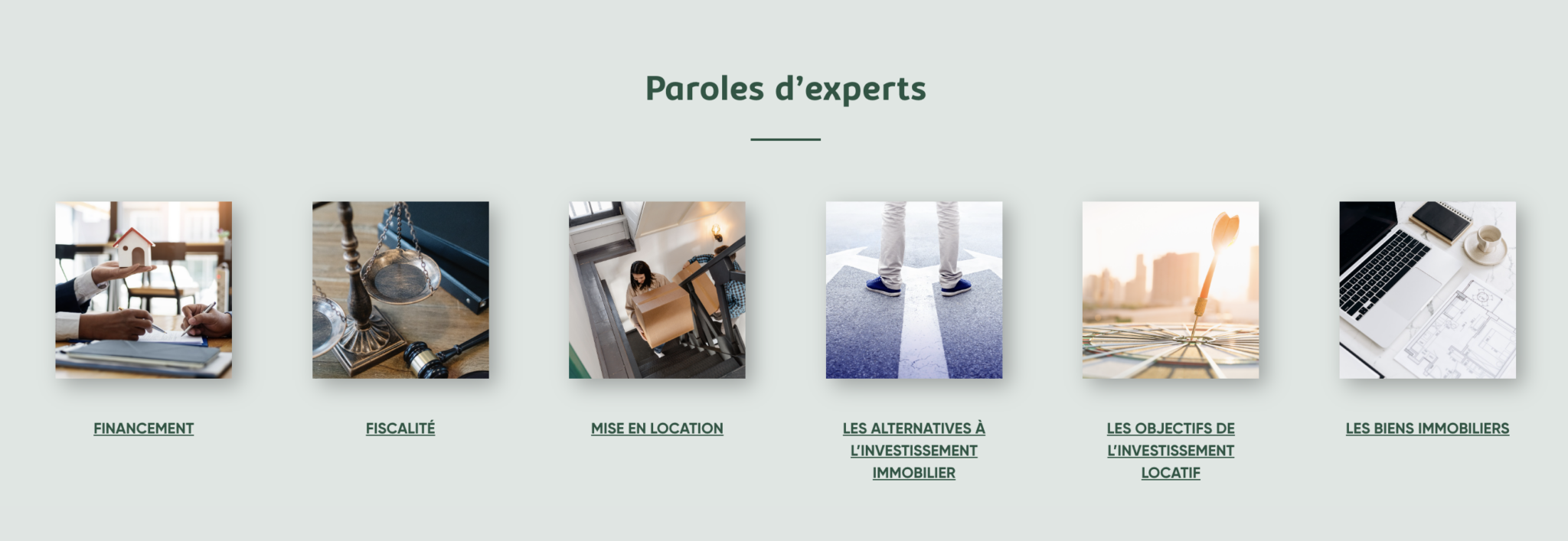 Comparatif avec les autres solutions d’immobilier locatif Capture écran du site Imavenir